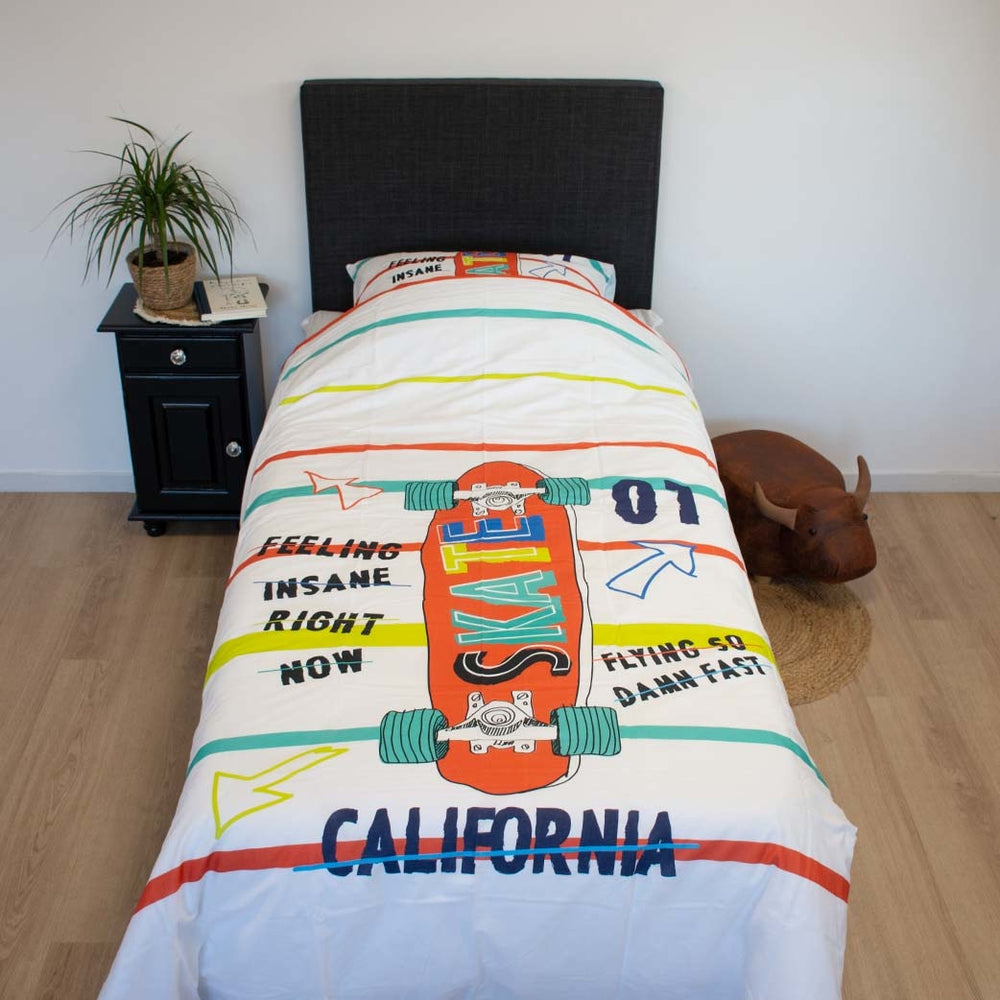 Decoware dekbedovertrek Skate - Katoen - eenpersoons