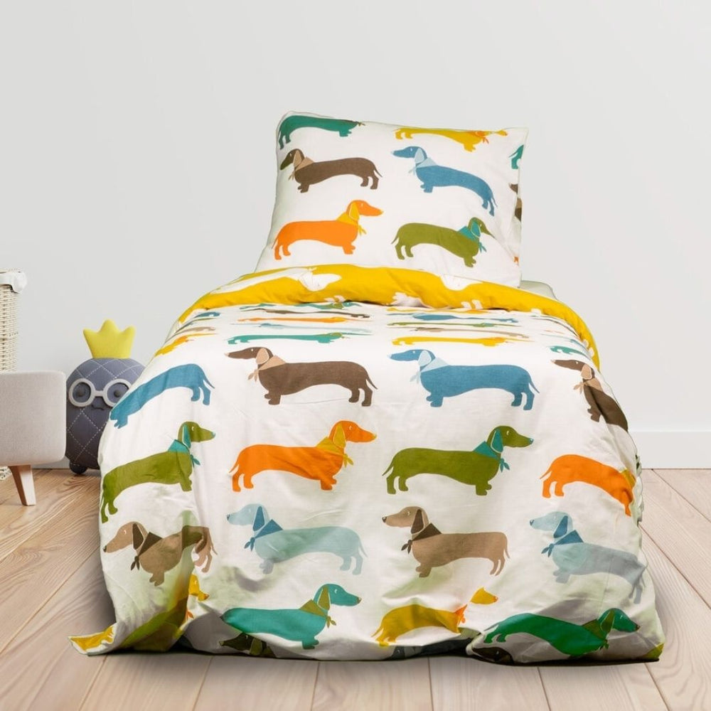 Decoware dekbedovertrek Teckel - Katoen - 1-persoons