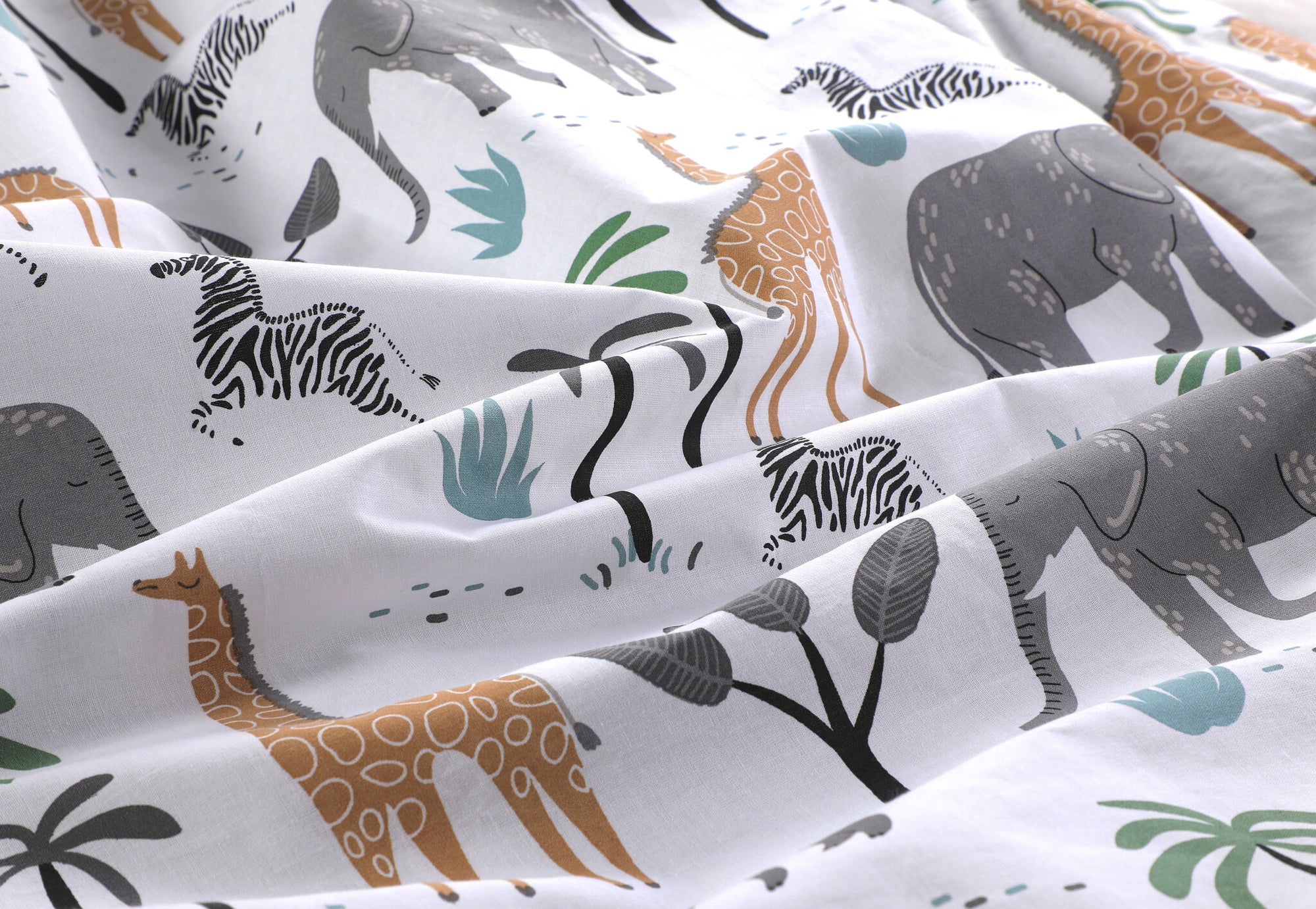 Dekbedovertrek Wildlife - Katoen - 1-persoons (140x200 + 60x70 cm)