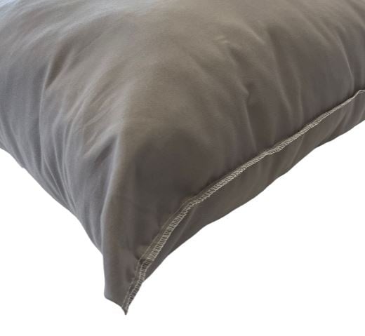 Gekleurd hoofdkussen 60x70cm (600 gram) - Taupe