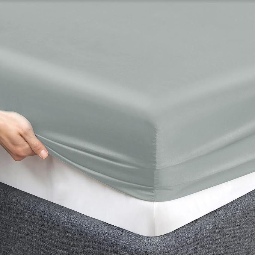 Glans satijn hoeslaken - 140x200 cm