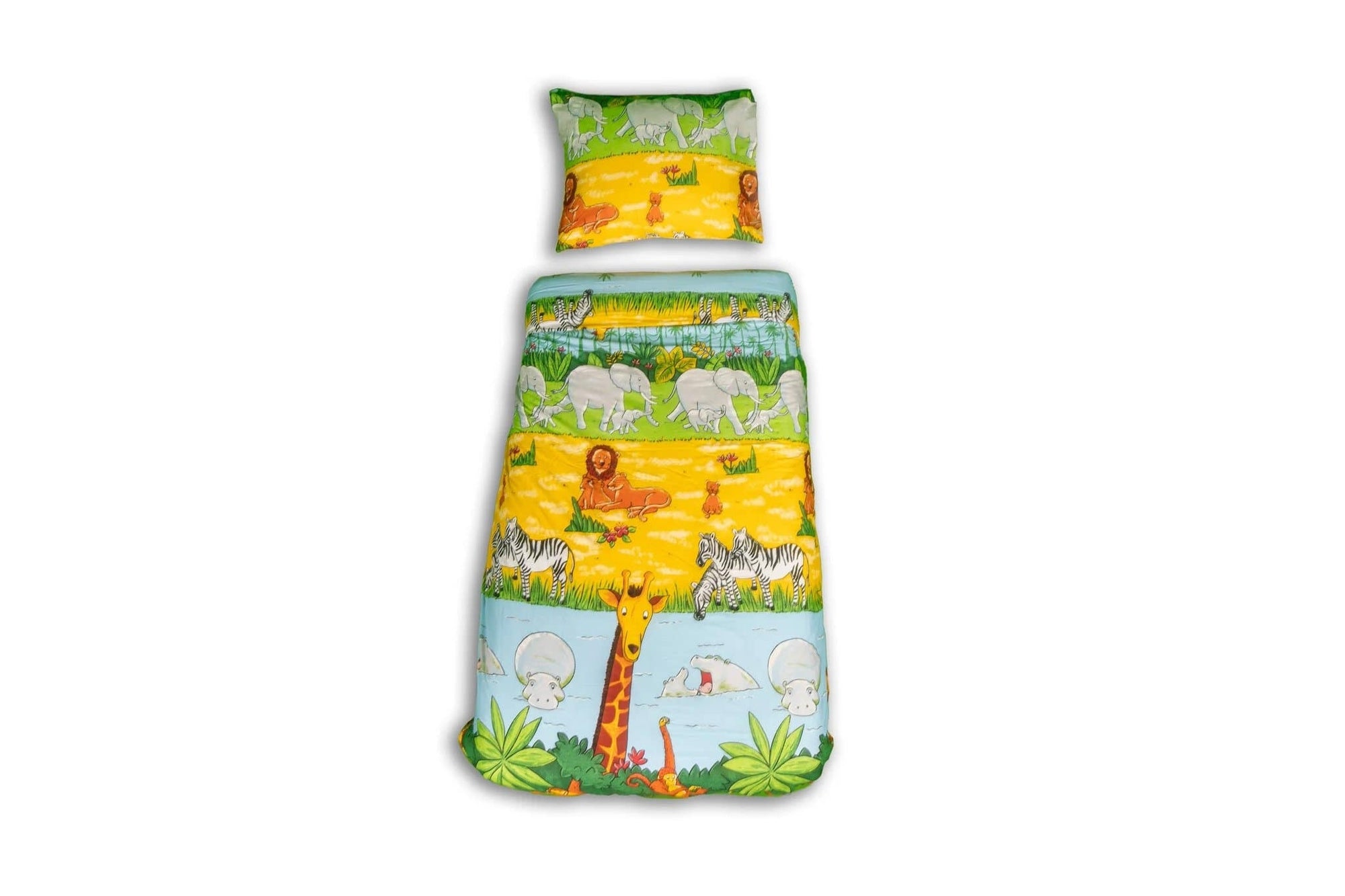 Decoware kinderdekbedovertrek Jungle - katoen - 1-persoons (140x220 + 60x70 cm)