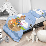 Peuter dekbedovertrek Noah's ark - katoen - 120x150 + 40x60 cm