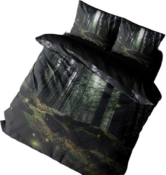 Decoware dekbedovertrek Dark woods - Katoen - Lits-jumeaux (240x220 + 2st 60x70cm)