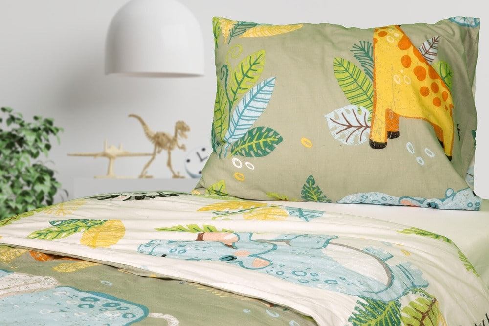 Decoware dekbedovertrek Rumble In The Jungle - katoen - 1-persoons