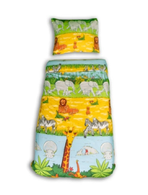Ledikant dekbedovertrek Cheeky Monkey - katoen - 100x140 + 40x60 cm