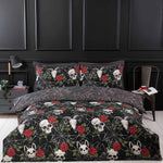Decoware dekbedovertrek Skulls & Roses - microvezel