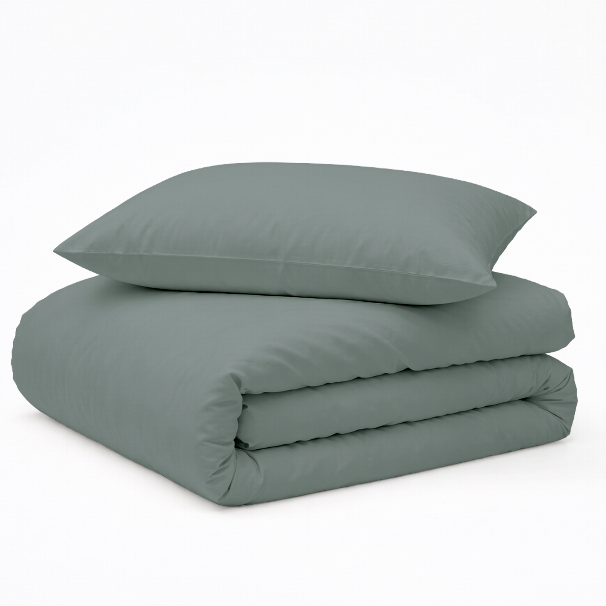 eenpersoons dekbedovertrek groen