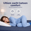 Decoware hoeslaken - katoen  - denim blauw