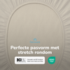 Decoware hoeslaken - katoen - zand