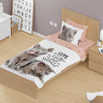 Dekbedovertrek A Home Without A Cat Is Just A House - katoen - 1-persoons (140x200 + 70x90 cm)
