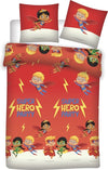 Super Heroes kinderdekbedovertrek - flanel