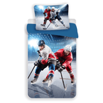 Dekbedovertrek ijshockey - Microvezel - 1-persoons (140x200 + 70x90 cm)