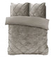 Sleeptime dekbedovertrek Pintuck - zand - velvet