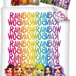 Rainbow High dekbedovertrek Rainbow High - polykatoen - 1-persoons (140x200 + 65x65 cm)