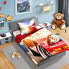 Dekbedovertrek Rode Auto - katoen - 1-persoons (140x200 + 70x90 cm)