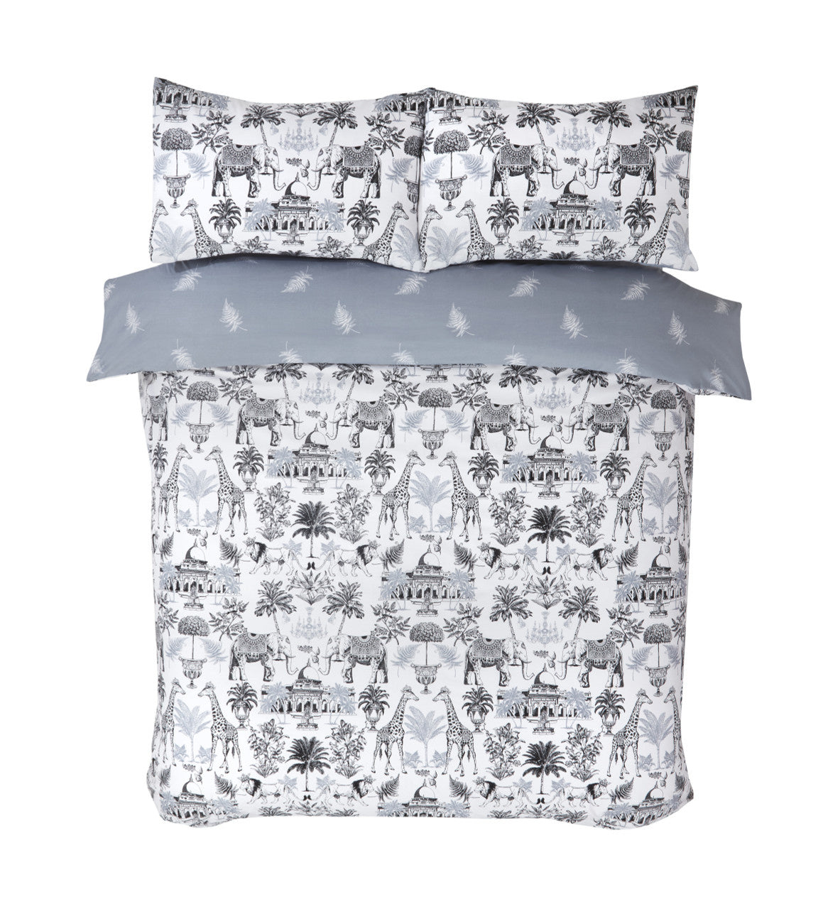 Dekbedovertrek Safari royal - Polykatoen - Lits-jumeaux (230x220 + 2st 50x75cm)