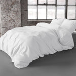ZENsation dekbedovertrek Satin point - wit - Microvezel - 1-persoons (140x220 + 60x70cm)