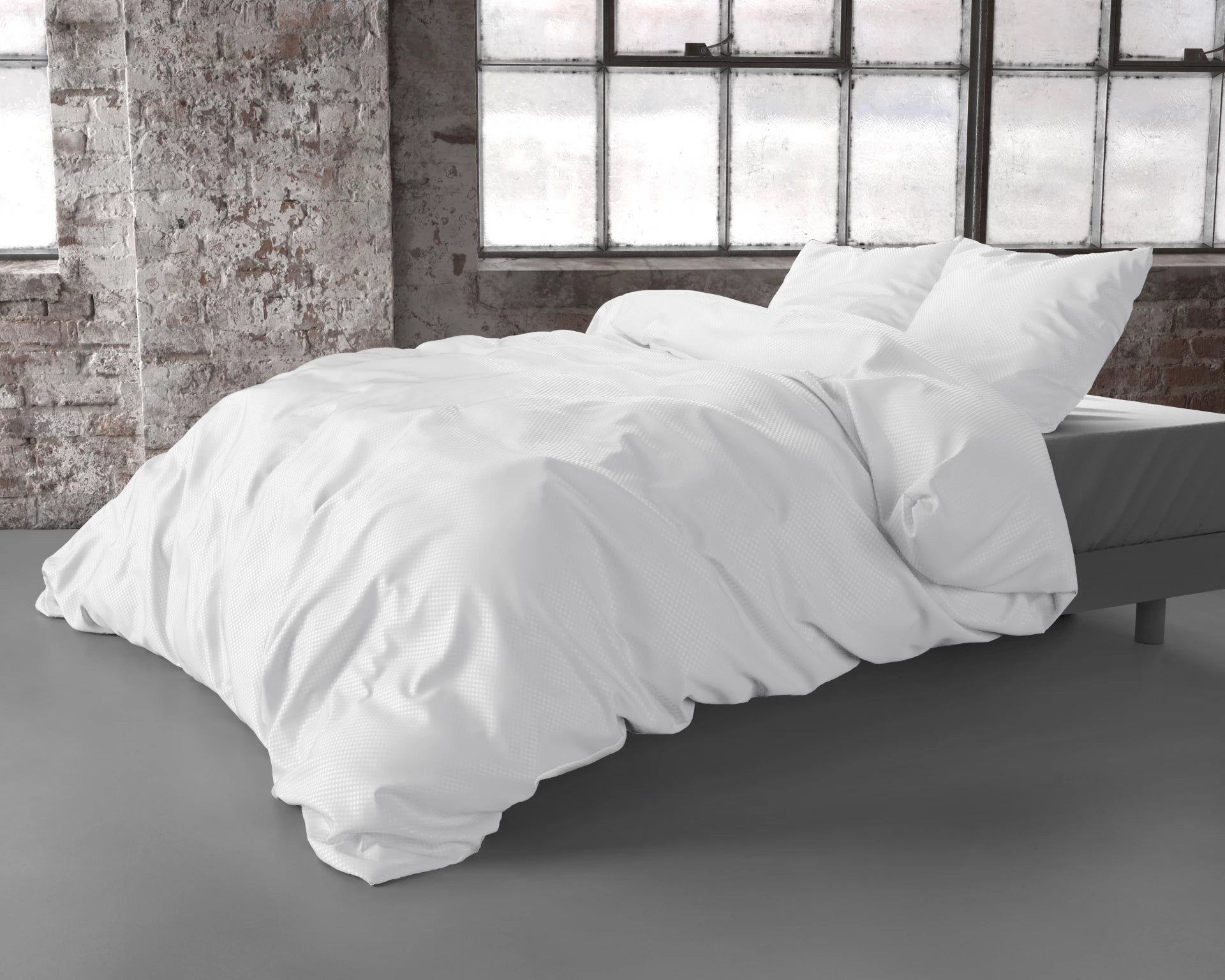 ZENsation dekbedovertrek Satin point - wit - Microvezel - 1-persoons (140x220 + 60x70cm)