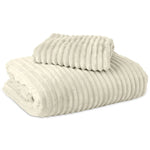 Teddy dekbedovertrek Rib fleece onderkant microvezel - crème