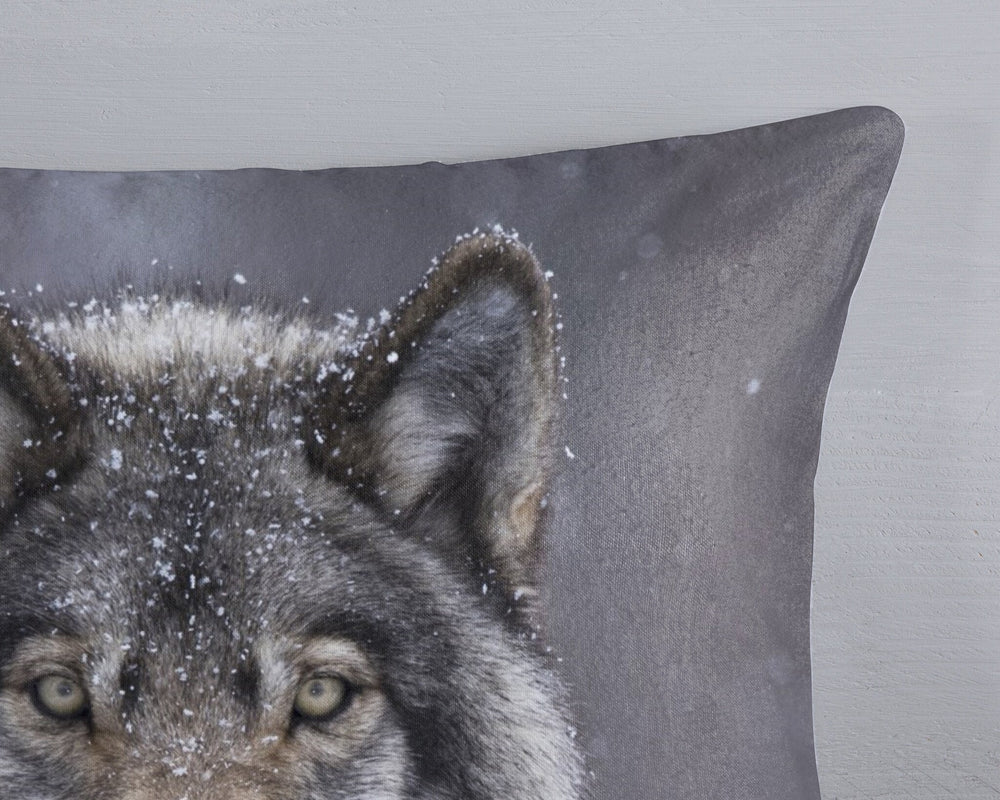 Good Morning dekbedovertrek Wolfie - flanel