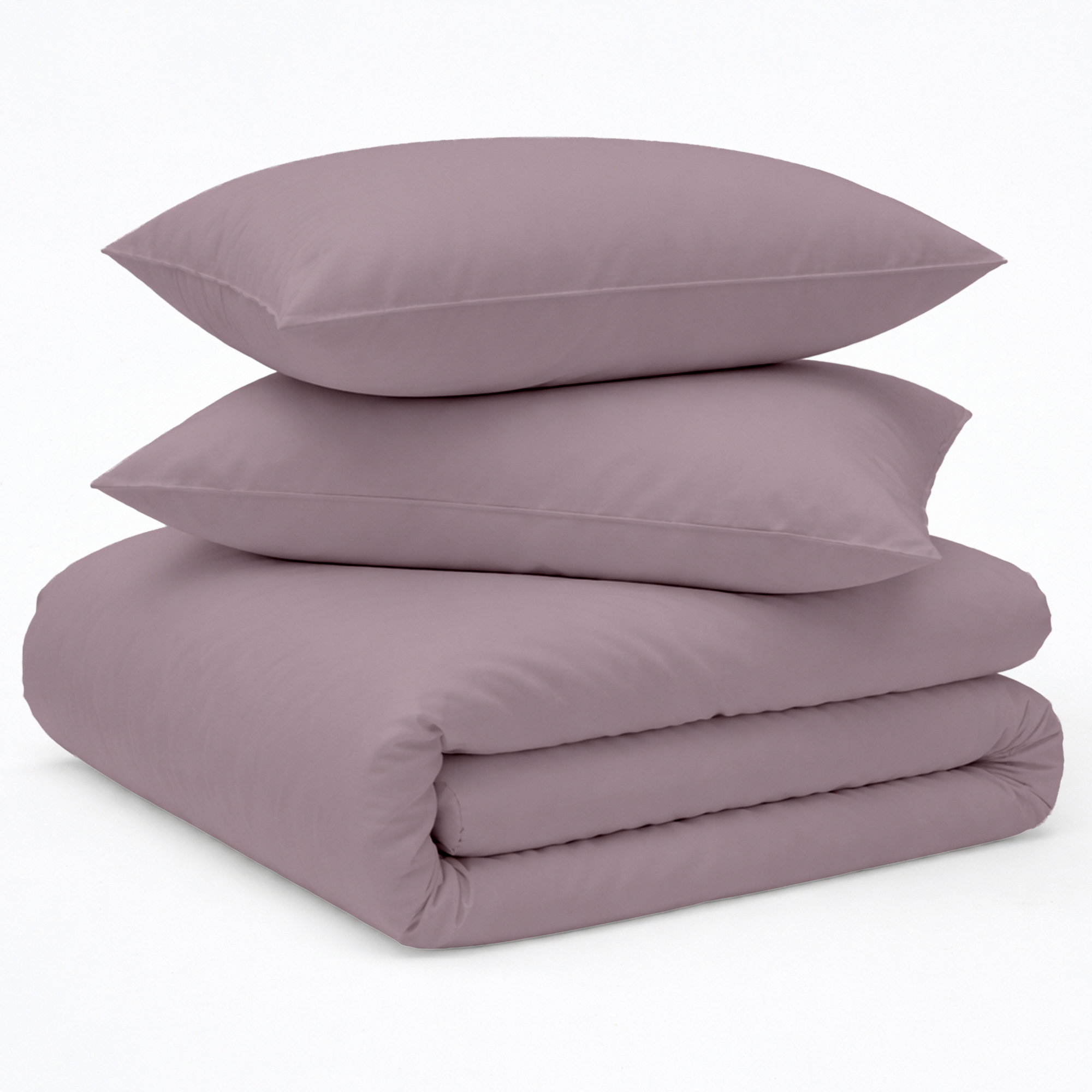 Decoware dekbedovertrek uni - Katoensatijn - Roze