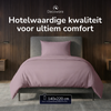 Decoware dekbedovertrek uni - roze - katoensatijn