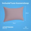 Decoware dekbedovertrek uni - roze - katoen