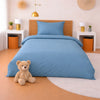 Decoware peuter dekbedovertrek uni - blauw - katoen