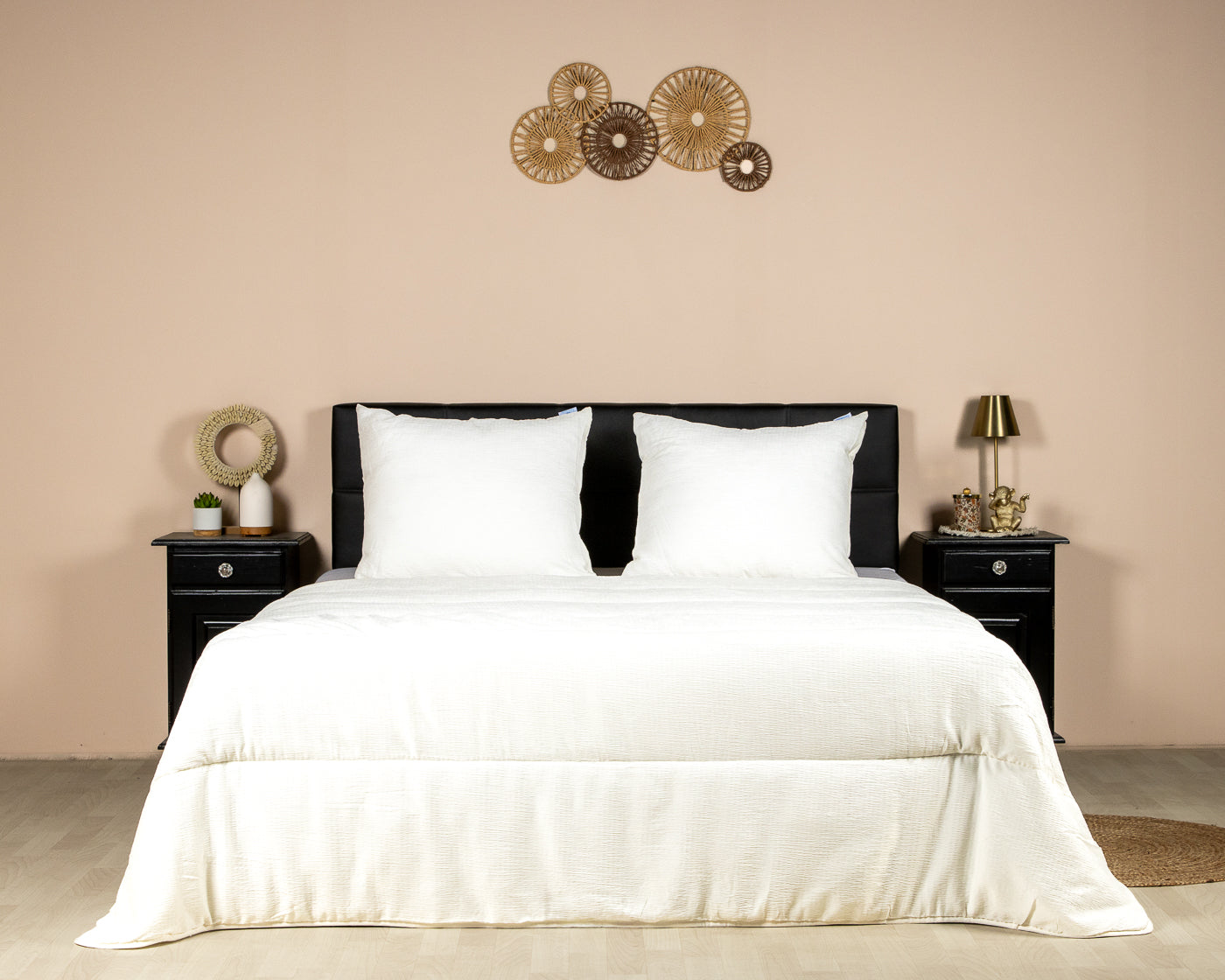 Decoware Easy dekbed zonder overtrek inclusief kussensloop - Mousseline - off white