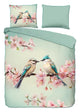 Descanso dekbedovertrek Minne - vogels - katoensatijn