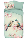 Descanso dekbedovertrek Minne - vogels - katoensatijn