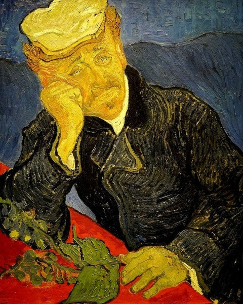 Diamond painting Vincent van Gogh - Portret van Dokter Gachet