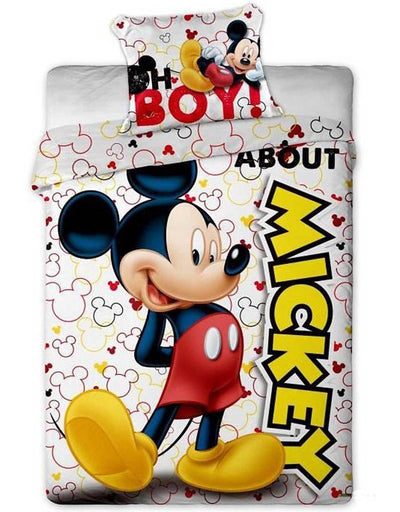 Mickey Mouse dekbedovertrek Mickey About - microvezel - eenpersoons