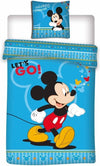 Mickey Mouse kinderdekbedovertrek Let's go - microvezel
