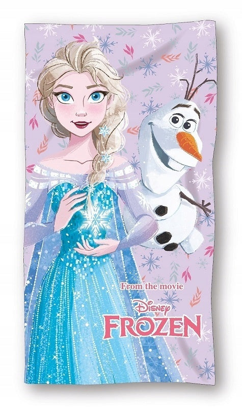 Frozen strandlaken Elsa & Olaf - katoen - handdoek 70x140 cm