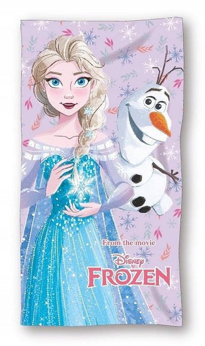 Frozen strandlaken Elsa & Olaf - katoen - handdoek 70x140 cm