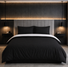 Decoware dekbedovertrek double face - zwart - wit - katoen
