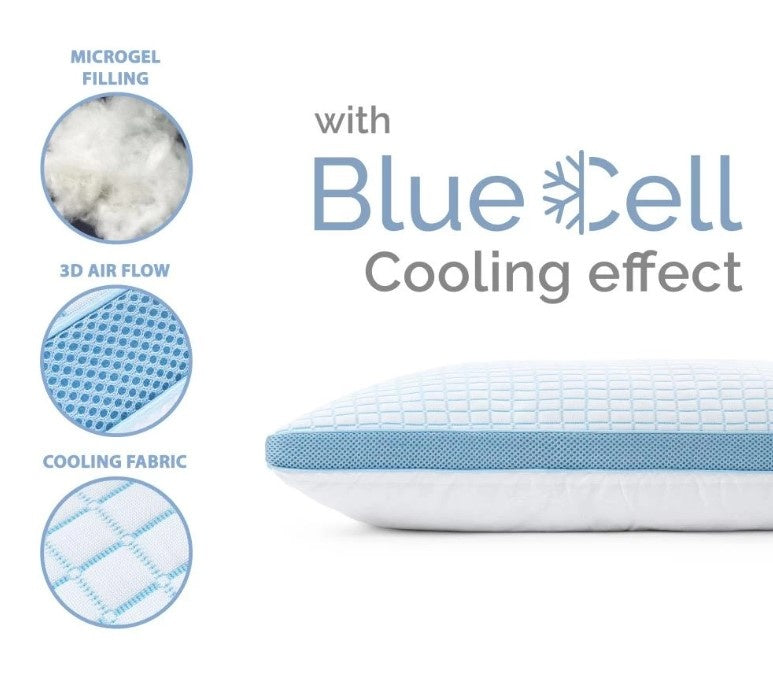 3D Blue Cell Tech Verkoelend Microgel Kussen