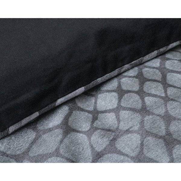 Dreamhouse dekbedovertrek Mente grijs - signature - velvet - 1-persoons (140x220 + 60x70 cm)