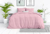Dreamhouse dekbedovertrek Stone washed - roze - katoen - 1-persoons