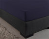 Hoeslaken - dubbel jersey - navy blauw - 140x200/220 cm
