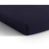 Hoeslaken - dubbel jersey - navy blauw - 140x200/220 cm