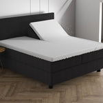 Splittopper hoeslaken - dubbel jersey - wit