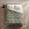 Easy dekbed en overtrek in 1 - Floral Green - 300gsm - exclusief sloop