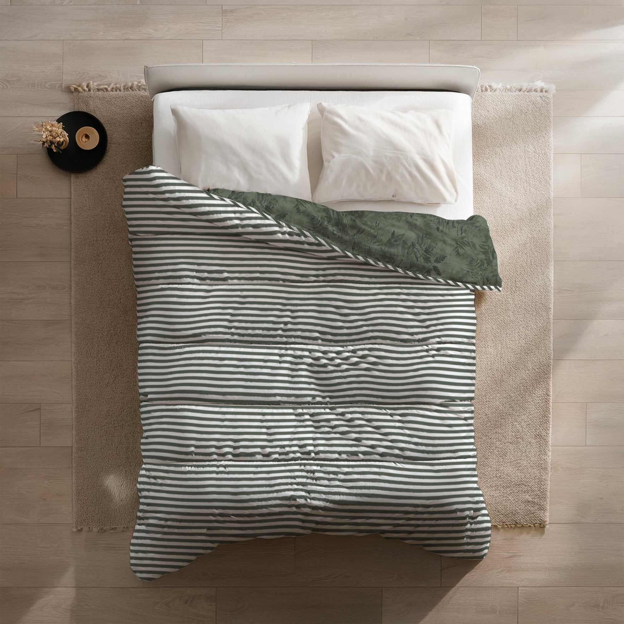 Easy dekbed en overtrek in 1 - Green Woods - 300gsm