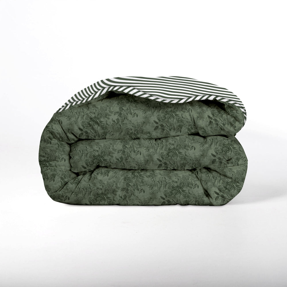 Easy dekbed en overtrek in 1 - Green Woods - 300gsm