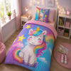 Pure kinderdekbed zonder overtrek Sissy - Incl. kussensloop - 140x200 cm