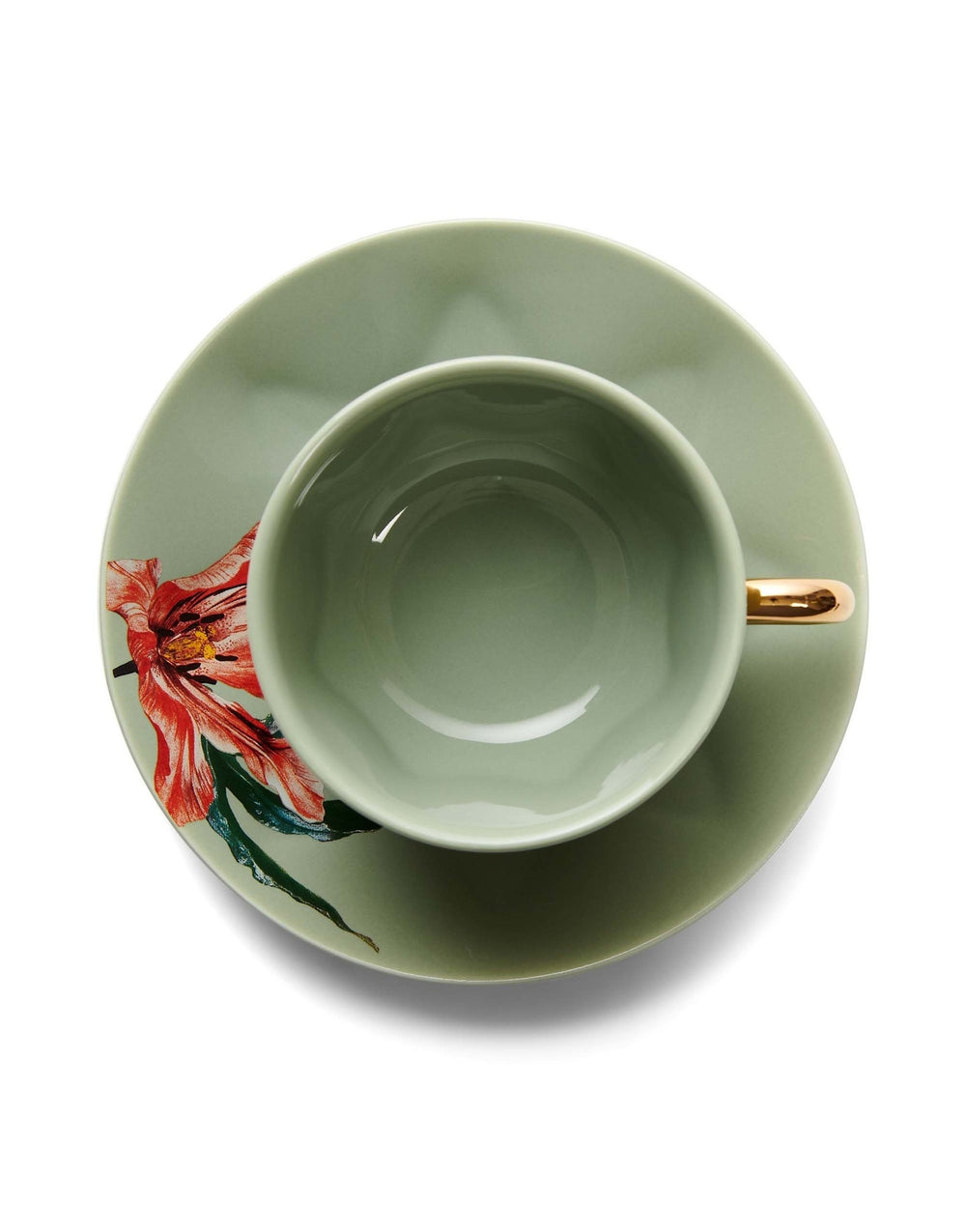 Essenza Galerij koffiekop & schotel - Groen