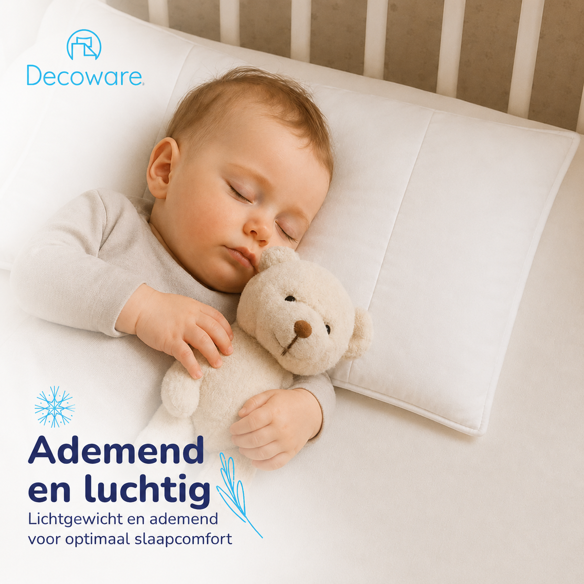 Baby/Peuter enkel dekbed & kussen - 100x135 + 40x60 cm